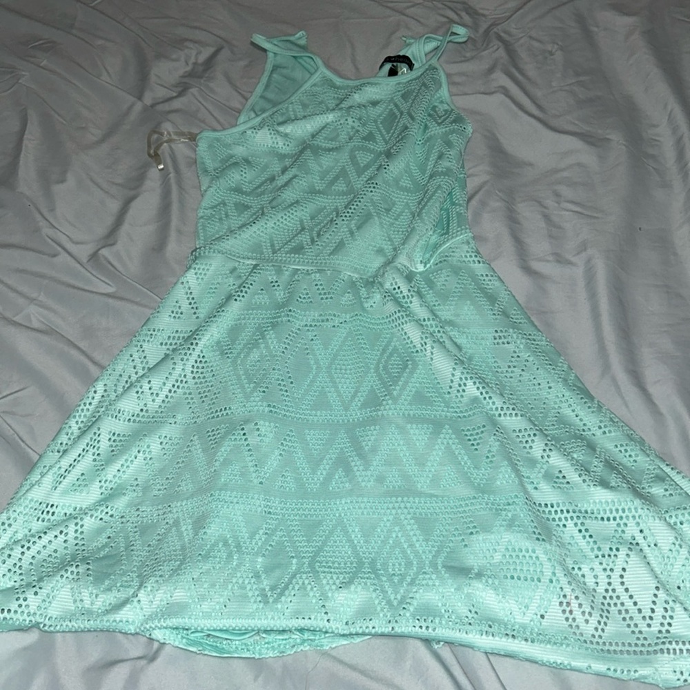 Teal dress